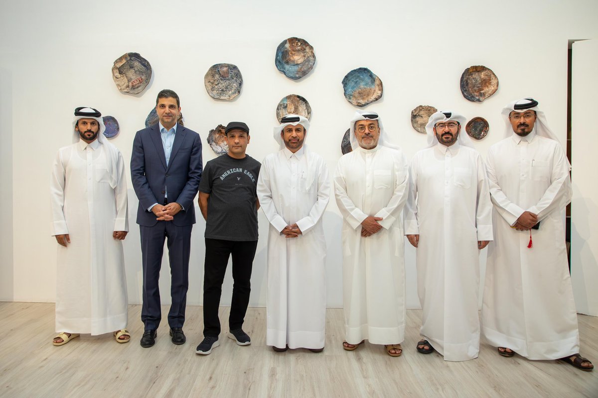 كتارا | Katara (@kataraqatar) on Twitter photo صور من افتتاح معرض الخزف الفني "في العمق.. لا مكان" للفنان وصفي الحديدي، في #كتارا – مبنى 5، بتنظيم من #مركز_كتارا_للفن، والمستمر لغاية 30 يوليو 2025.
<a href="/kataraartcenter/">Katara Art Center-KAC</a>
#قطر #كتارا
#كتارا_ملتقى_الثقافات
#كتارا_وجهة_ثقافية_سياحية صور من افتتاح معرض الخزف الفني "في العمق.. لا مكان" للفنان وصفي الحديدي، في #كتارا – مبنى 5، بتنظيم من #مركز_كتارا_للفن، والمستمر لغاية 30 يوليو 2025.
<a href="/kataraartcenter/">Katara Art Center-KAC</a>
#قطر #كتارا
#كتارا_ملتقى_الثقافات
#كتارا_وجهة_ثقافية_سياحية