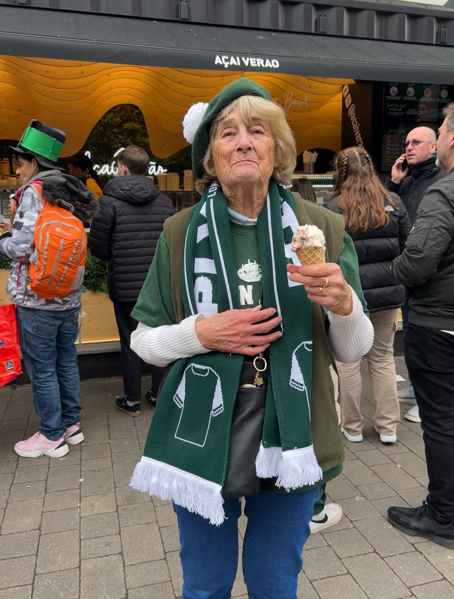 I think my grandma is the oldest Plymouth Argyle Fan! She’s been a supporter since 1935 and she specifically requested for her 90th birthday cake to be Plymouth Argyle themed (and even matched her outfit to the cake). She would love a shout out or a message from the team👀🫡