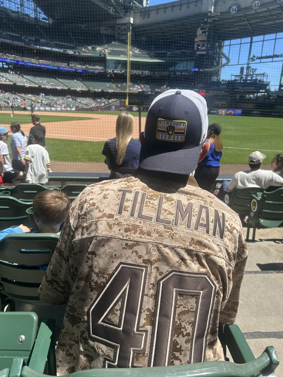 Memorial Day at the ballpark. 
Thank you to all that paid the ultimate sacrifice. <a href="/Brewers/">Milwaukee Brewers</a> <a href="/pattillmanfnd/">Pat Tillman Fnd</a>