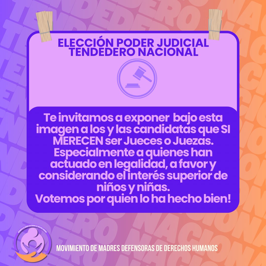 Movimiento de Madres Defensoras de DDHH (@mmddhhmx) on Twitter photo Nacional || Invitamos a todos y todas a sumarse a este #tendedero para apoyar a #candidatos y #candidatas a #jueces #PRESENTABLES #OjosEnMexico <a href="/cevalloslaura/">Laura Cevallos</a>
<a href="/yohaliresendiz/">Yohali Reséndiz</a> <a href="/ADIVACMEXICO/">ADIVAC.</a>
<a href="/Mr_Civico/">🎙️ ᗰᖇ. ᑕíᐯIᑕO ®🇲🇽₿ ✖️</a> <a href="/DefensorxsAC/">Defensorxs</a> <a href="/MiguelMezaC/">Miguel Alfonso Meza</a> <a href="/lajornadaonline/">La Jornada</a> <a href="/SofiaVillalobos/">Sofía Villalobos</a> <a href="/elisaalanis/">Elisa Alanís Zurutuza 🕊️</a> 🧵 Nacional || Invitamos a todos y todas a sumarse a este #tendedero para apoyar a #candidatos y #candidatas a #jueces #PRESENTABLES #OjosEnMexico <a href="/cevalloslaura/">Laura Cevallos</a>
<a href="/yohaliresendiz/">Yohali Reséndiz</a> <a href="/ADIVACMEXICO/">ADIVAC.</a>
<a href="/Mr_Civico/">🎙️ ᗰᖇ. ᑕíᐯIᑕO ®🇲🇽₿ ✖️</a> <a href="/DefensorxsAC/">Defensorxs</a> <a href="/MiguelMezaC/">Miguel Alfonso Meza</a> <a href="/lajornadaonline/">La Jornada</a> <a href="/SofiaVillalobos/">Sofía Villalobos</a> <a href="/elisaalanis/">Elisa Alanís Zurutuza 🕊️</a> 🧵