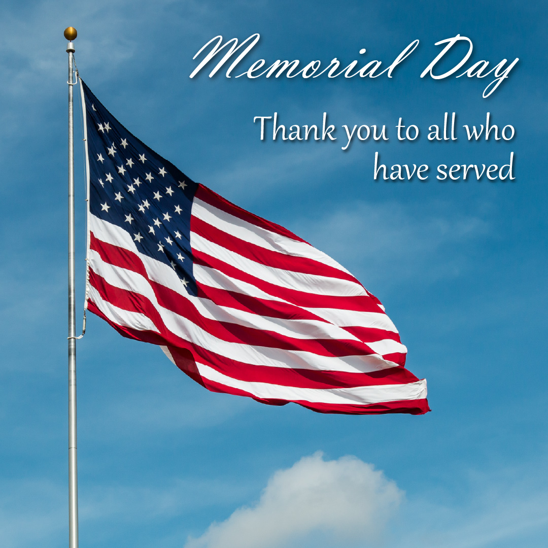 “All gave some… some gave all.”

This Memorial Day, we pause to remember and honor those who made the ultimate sacrifice for our country.

Their bravery will never be forgotten.