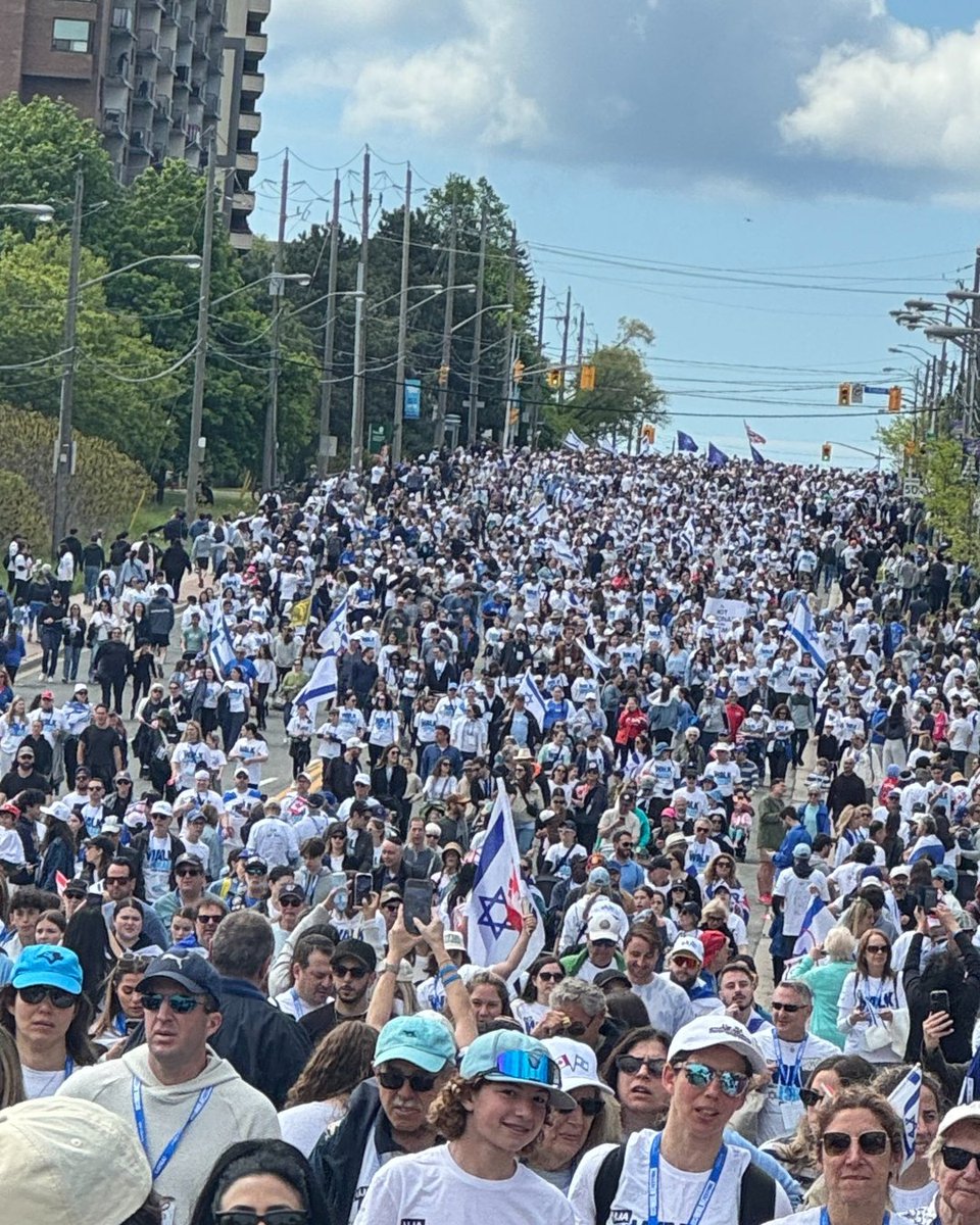 Friends of Simon Wiesenthal Center (@canadianfswc) on Twitter photo Over 56,000 strong walked together at this year’s <a href="/UJAFederation/">UJA Federation of Greater Toronto</a> Walk with Israel in Toronto.
Being there alongside thousands of our community members andallies alike was an unforgettable reminder of our unity and shared strength - a powerful celebration of resilience and pride. Over 56,000 strong walked together at this year’s <a href="/UJAFederation/">UJA Federation of Greater Toronto</a> Walk with Israel in Toronto.
Being there alongside thousands of our community members andallies alike was an unforgettable reminder of our unity and shared strength - a powerful celebration of resilience and pride.