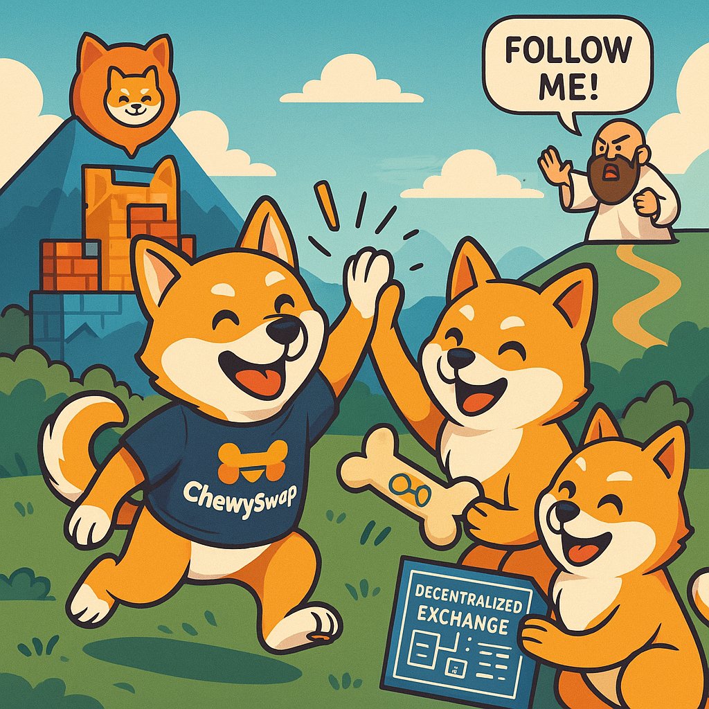 Community beats drama every time — we’ve got each other, no need for gurus. It’s a vibe, not a cult! $SHIB $CHEWY #Shibarium #DogeOS #Dogechain