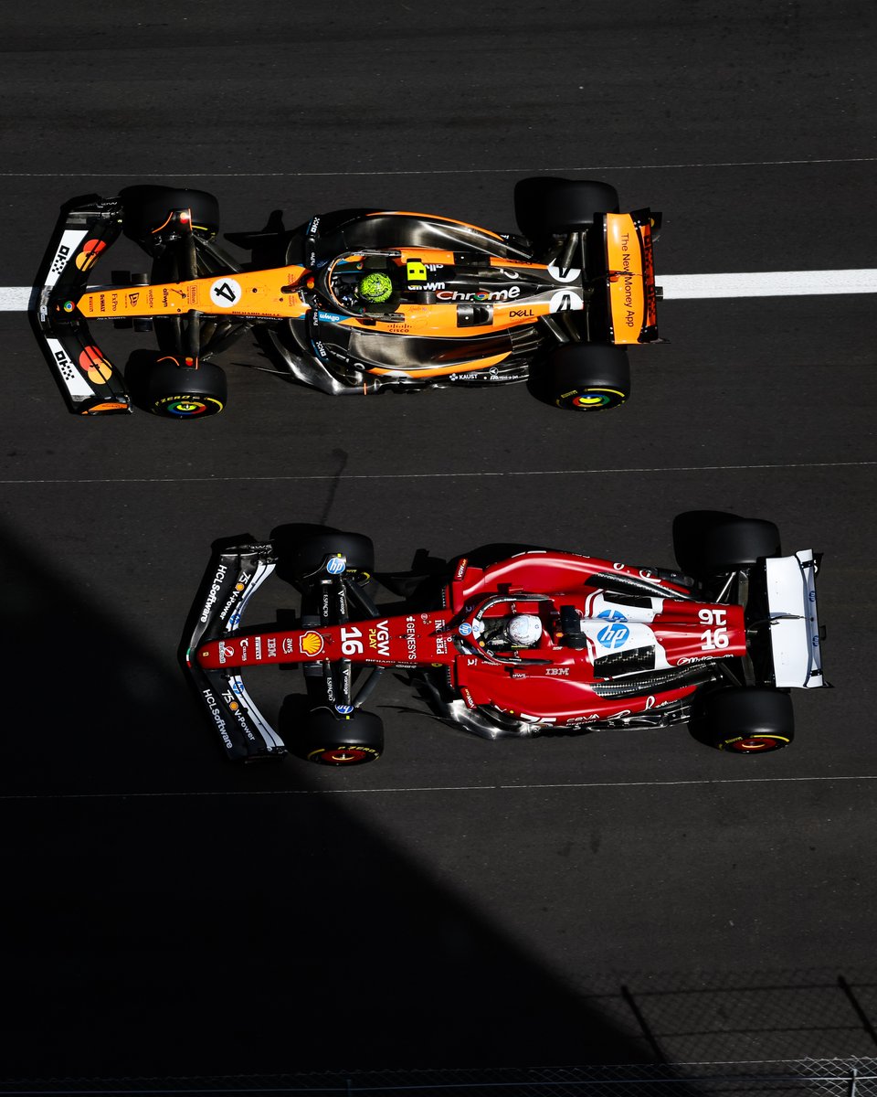 ScuderiaFerrari's tweet photo. Fighting to the end 🙌 https://t.co/pc2AYSQmht