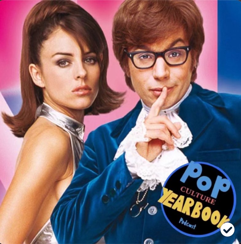Pop Culture Yearbook Podcast (@popyearbook) on Twitter photo YEAH BABY!
Celebrate Memorial Day (or come back later this week) for Austin Powers! It’s an episode so shagadelic we enlisted Dave from <a href="/Recall80s90s/">Totally 80s 90s Recall Podcast</a> to help us breaknorndown.
Apple: podcasts.apple.com/us/podcast/pop…
Spotify: open.spotify.com/episode/1fmEjN… YEAH BABY!
Celebrate Memorial Day (or come back later this week) for Austin Powers! It’s an episode so shagadelic we enlisted Dave from <a href="/Recall80s90s/">Totally 80s 90s Recall Podcast</a> to help us breaknorndown.
Apple: podcasts.apple.com/us/podcast/pop…
Spotify: open.spotify.com/episode/1fmEjN…