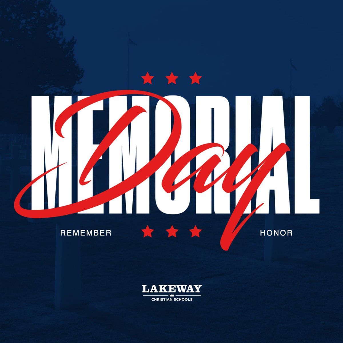Memorial Day reminds us of the high cost of freedom. As followers of Christ, may we never take it for granted and always strive to lead lives of service and gratitude.

"Greater love has no one than this: to lay down one’s life for one’s friends." - John 15:13 #MemorialDay