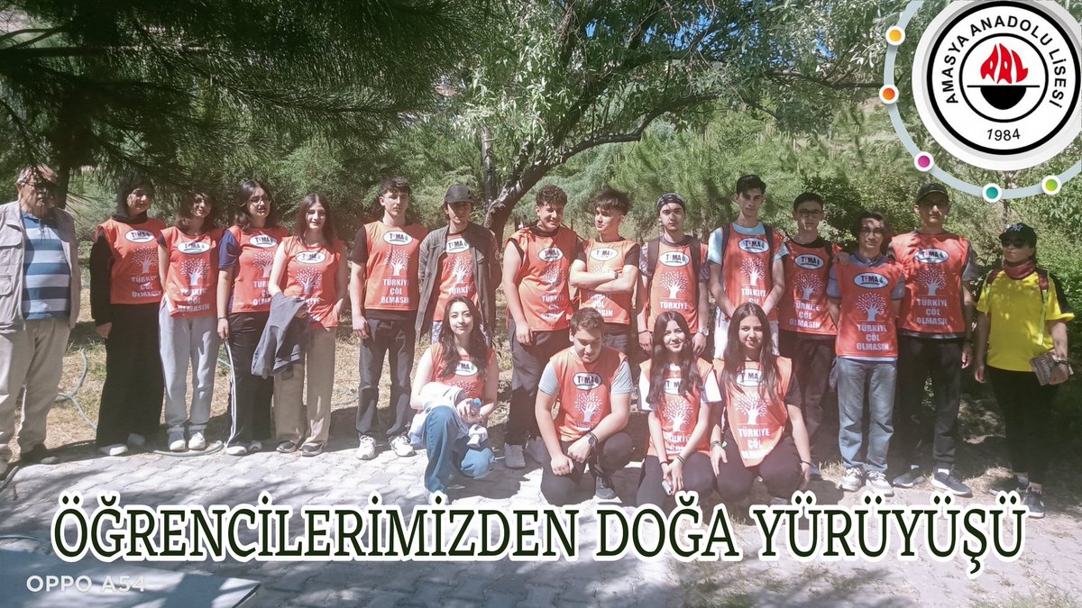 ÖĞRENCİLERİMİZDEN DOĞA YÜRÜYÜŞÜ

Okulumuz öğrencileri Tema Vakfı işbirliği ile ilimizde Uçurtma Tepesi olarak bilinen bölgeye doğa yürüyüşü etkinliğini düzenledi.

amasyaanadolulisesi.meb.k12.tr/icerikler/ogre…

<a href="/Amasyamem05/">Amasya İl Millî Eğitim Müdürlüğü</a> <a href="/mehmetalikatip1/">Mehmet Ali KATİPOĞLU 🇹🇷</a> <a href="/satilmisoglu/">Hasan SATILMIŞOĞLU</a>