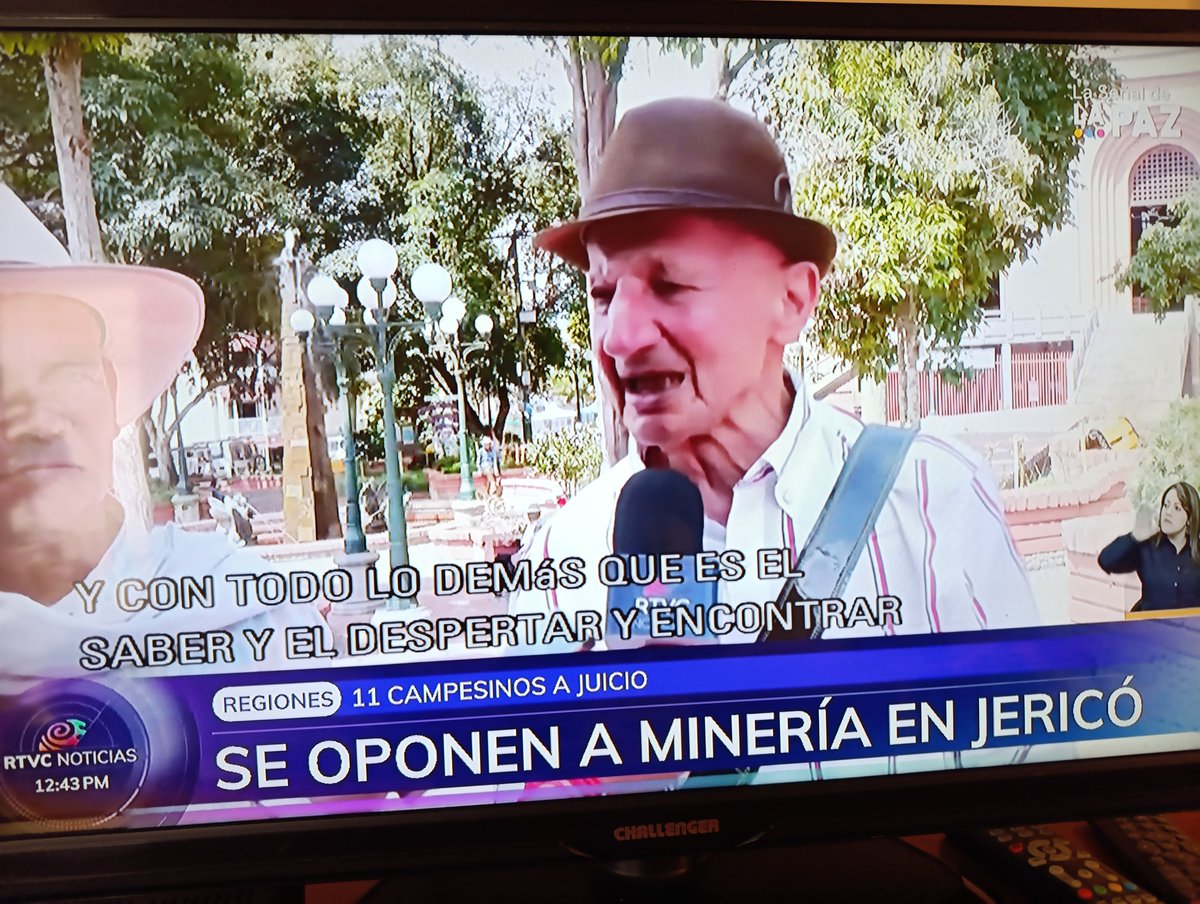 86 años  defendiendo el agua de Jericó y por esto lo quieren judicializar. Que valiente.