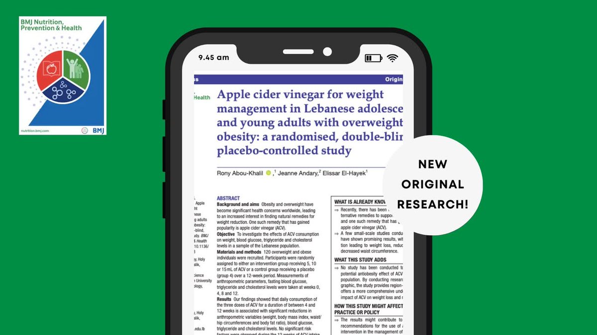 Exploring the wonders of Apple Cider Vinegar! Can this natural remedy be the answer to weight reduction, controlled blood glucose, and healthy lipid levels? Stay tuned to find out more about our fascinating investigation! 🍏🍎 

bit.ly/3z30L5X

#Health #WeightLoss…
