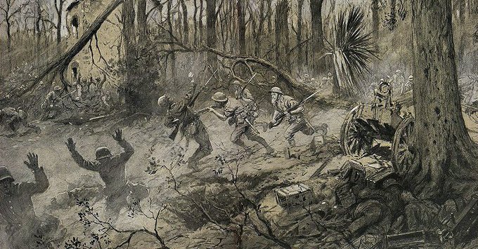 On this day in 1918, U.S. Marines fighting at Belleau Wood refuse to withdraw in the face of a sizeable German counter-attack. When a French officer advises the Americans to pull back, a captain named Lloyd Williams offers a now-famous reply: "Retreat? Hell, we just got here!"