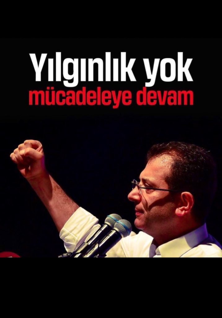Hangi engeli koyarsan koy mücadeleye devam edeceğiz. Herşey Çok Güzel Olacak 
<a href="/ekrem_imamoglu/">Ekrem İmamoğlu</a> 
<a href="/dk_imamoglu/">Dilek Kaya İmamoğlu</a>