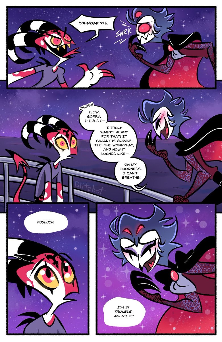 glitzbot ✨ LVLUP (@glitzdraws) on Twitter photo this is a scene from <a href="/cherrysipps/">Chloe ✨✨✨ stolas is blitz's heart, btw</a>'s stolitz Titanic AU fic that punched me right in the heart! I absolutely adore it! 🥰 this is a scene from <a href="/cherrysipps/">Chloe ✨✨✨ stolas is blitz's heart, btw</a>'s stolitz Titanic AU fic that punched me right in the heart! I absolutely adore it! 🥰
