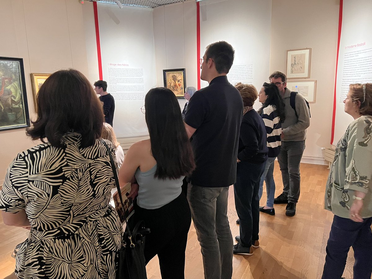 ericberdoati's tweet image. Visite privée pour les habitants de la rue Henri Regnault de la magnifique exposition intitulée : Henri Regnault le sabre et le pinceau 
Vous pouvez découvrir cette exposition au musée des Avelines @VilleSaintCloud jusqu’au 13 juillet