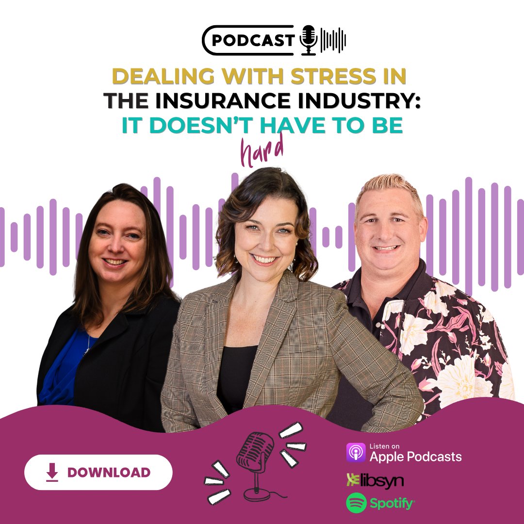 Appsinsurance's tweet image. 🎙️ New Ridiculously Amazing Podcast Episode! 🎙️

💡 Dealing with Stress in the Insurance Industry: It Doesn’t Have to Be Hard! 💡
In this episode, we break down how to manage stress without over-servicing every account. 

#RidiculouslyAmazingPodcast #InsuranceAgentTips