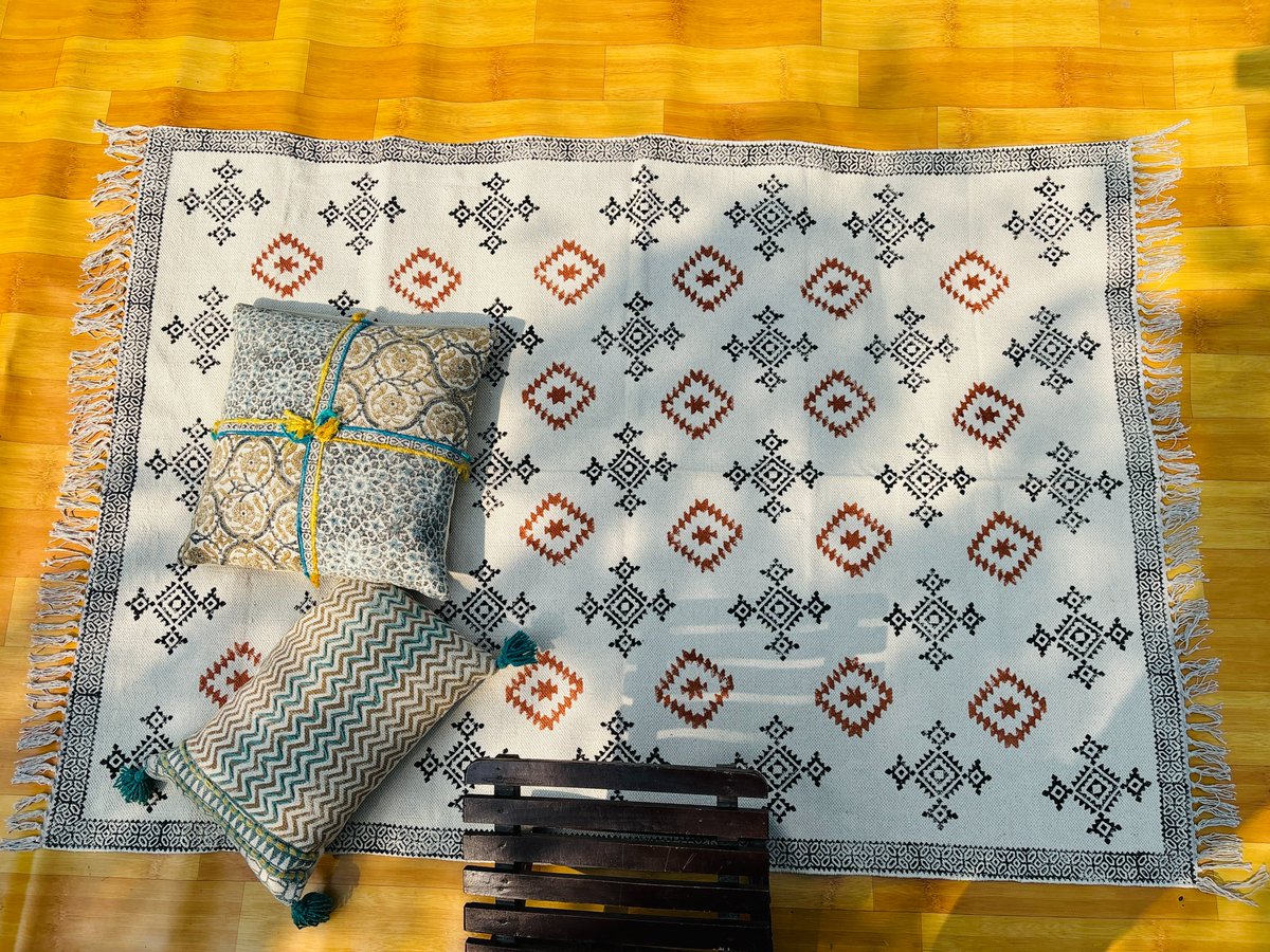 Hand Block Print Indian Cotton Rug Home Decor...

homedecornvr.etsy.com/listing/429602…

#rugs #cottonrugs #homedecor #interiordesign #interiordecor