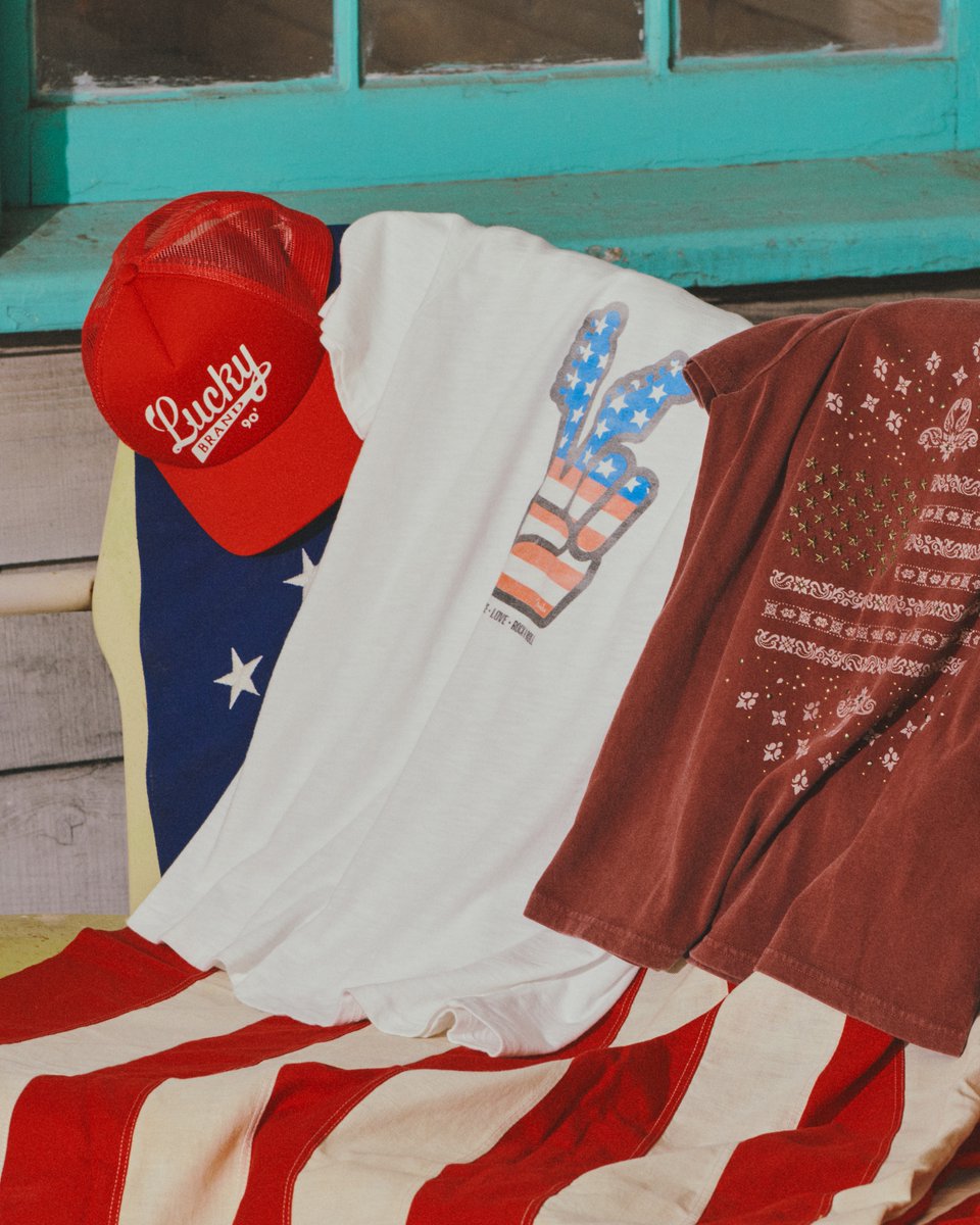 Kick back, relax, and soak up the sun this Memorial Day—in true Lucky Brand style.