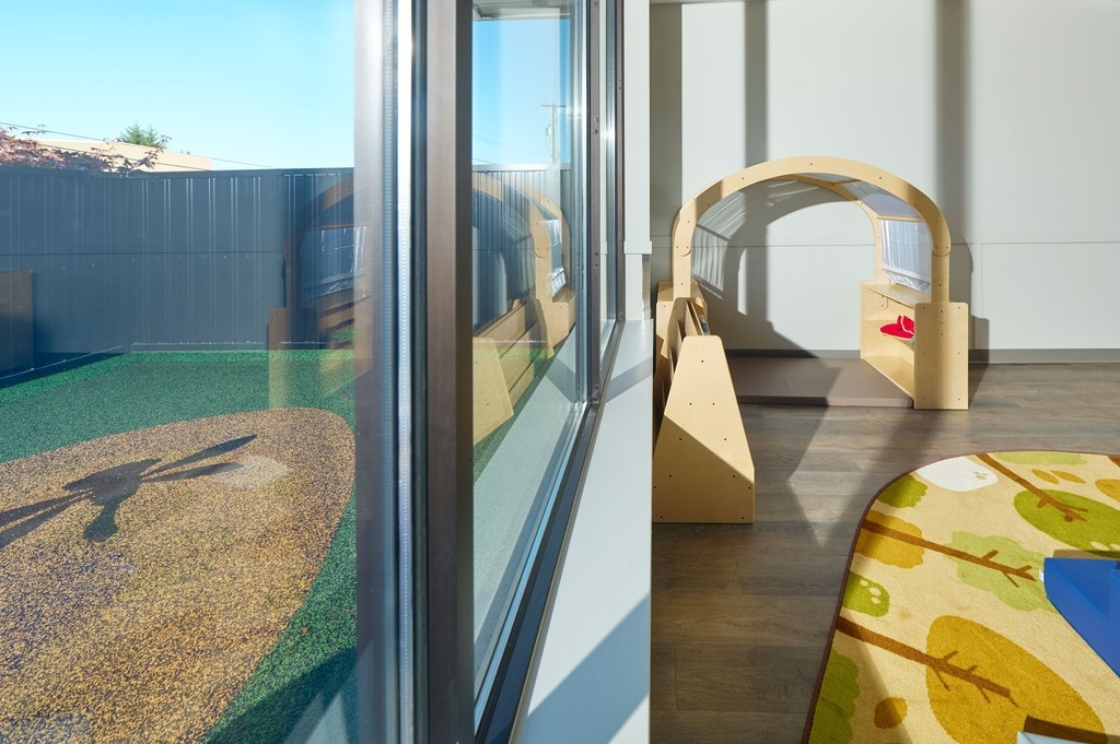 Days are getting longer + summer is officially just around the corner. We hope everyone is enjoying longer days &amp; more light in their spaces. Pictured here is the OLA Early Childhood daycare where our Boffo Building team worked to incorporate as much natural light as possible.