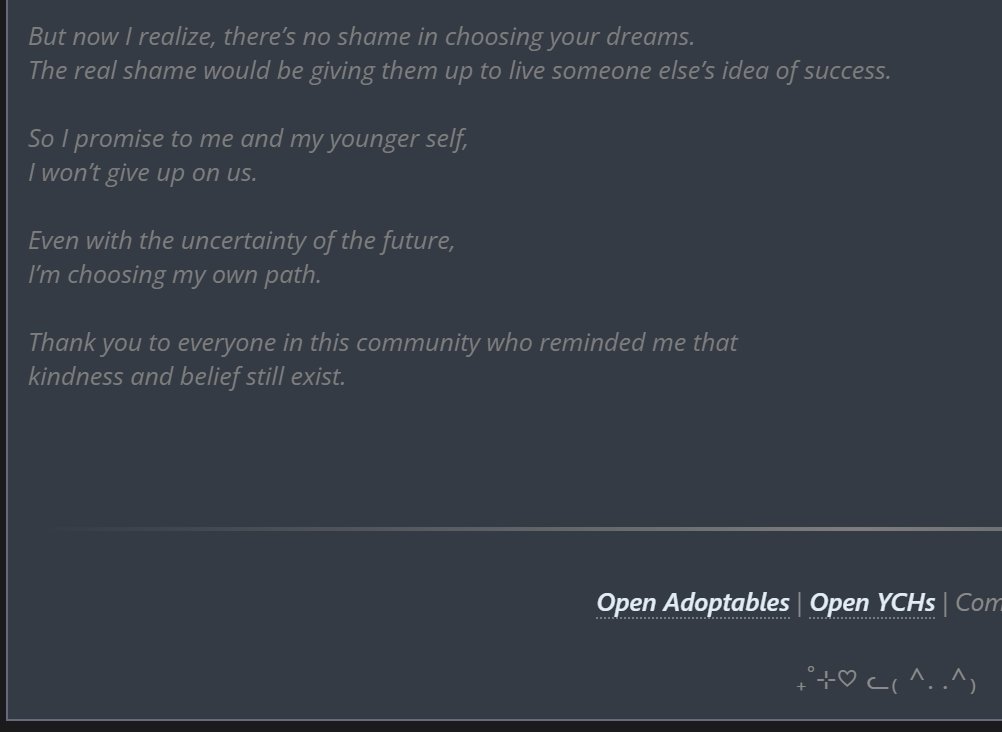 A promise🎀

#vent #artist #hopecore