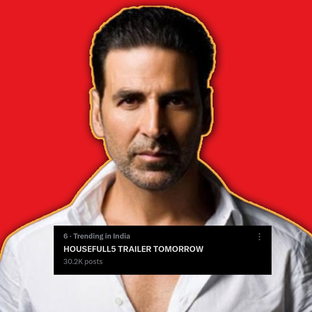 imRishika06's tweet photo. Thank you to everyone who was a part of this amazing trend, appreciate your hard work and love towards @akshaykumar !!

#AkshayKumar #Housefull5

HOUSEFULL5 TRAILER TOMORROW https://t.co/A2fE23Pe5k