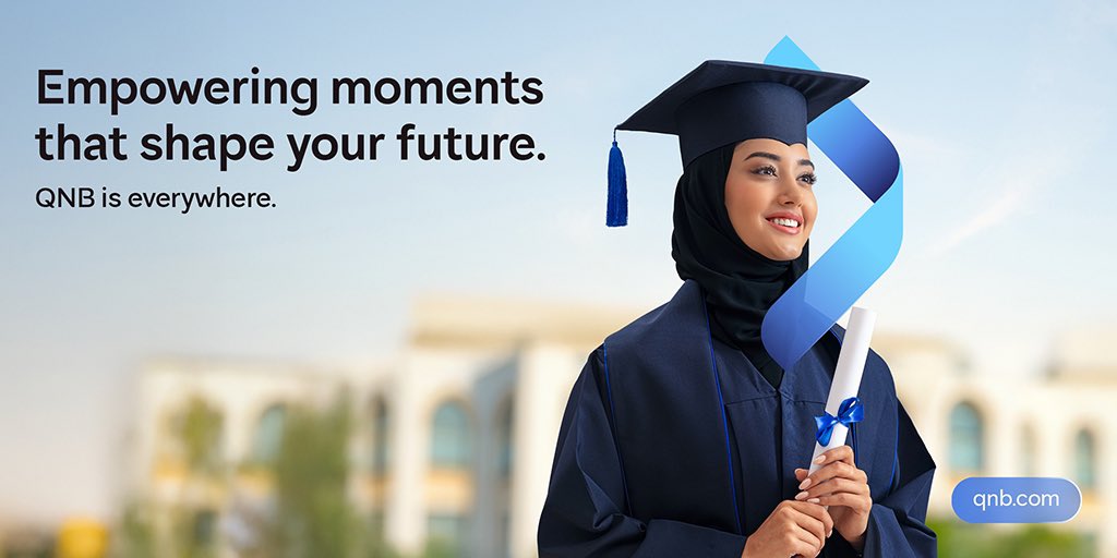 QNBGroup's tweet photo. Wherever your next journey take you, QNB’s got your back! 🎓 

#QNB #QNBGroup #QNBQatar #BlueIsEverywhere #الأزرق_بكل_مكان https://t.co/RuGT0xY0LI