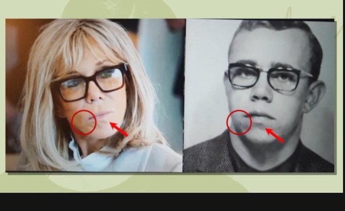 MmisterNobody's tweet photo. Brigitte Macron is a man. https://t.co/bBfuv1kASS