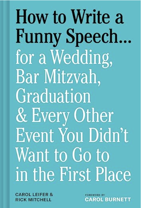 My hilarious friend wrote a book about how to give hilarious speeches, and as a bonus... it's hilarious.

amzn.to/3Hsckr2