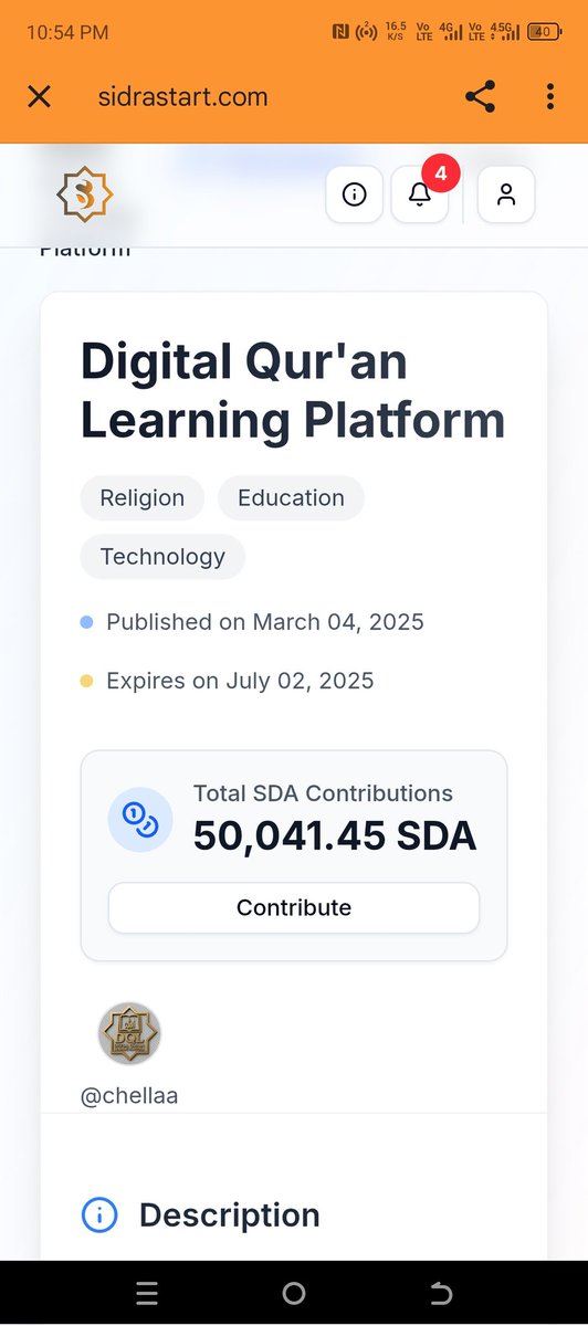 Fawadxpress's tweet photo. Milestone Achieved! π
Digital Quran Learning ranks Top 20 on #SidraStart! π
π° 50K+ Contributions
β 576+ Investors
Thanks to our amazing investors! π
Join the Journey! ππ
https://t.co/GyDDneem9d
TG group π
https://t.co/EN5SoDBwUz
#DQLplatform
@sidrachain @maljefairi