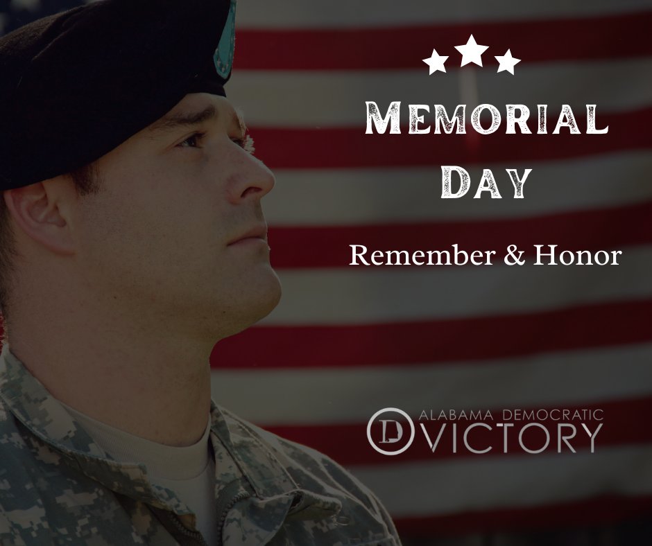 DemVictoryAL's tweet image. Happy Memorial Day. #ForwardForFreedom #alpolitics
