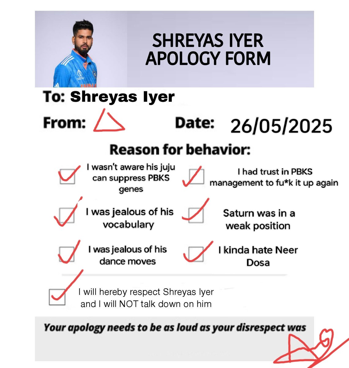 I alopologize my Lord Iyer 🙏🏻
