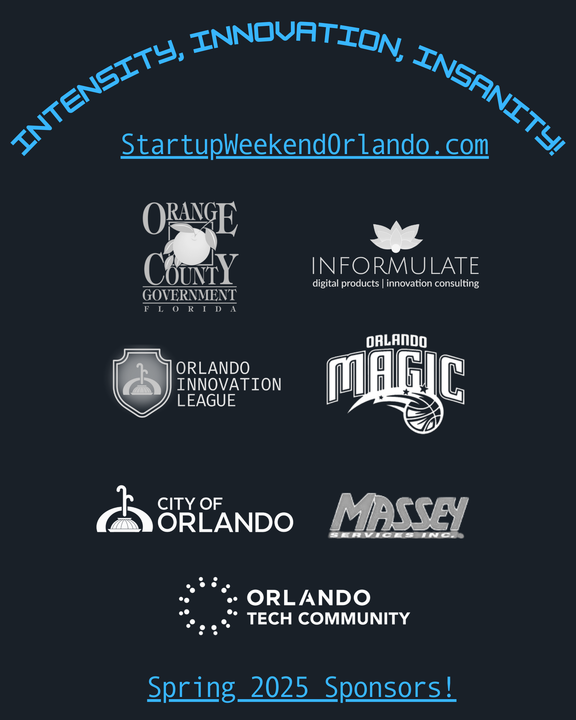 Startup Weekend Spring 2025 wouldn’t have been possible without the generous support of our sponsors 🤝✨

From fueling ideas (and teams!) to providing the resources and space to dream big—you helped turn a weekend into a launchpad. Thank you for believing in our local innovators
