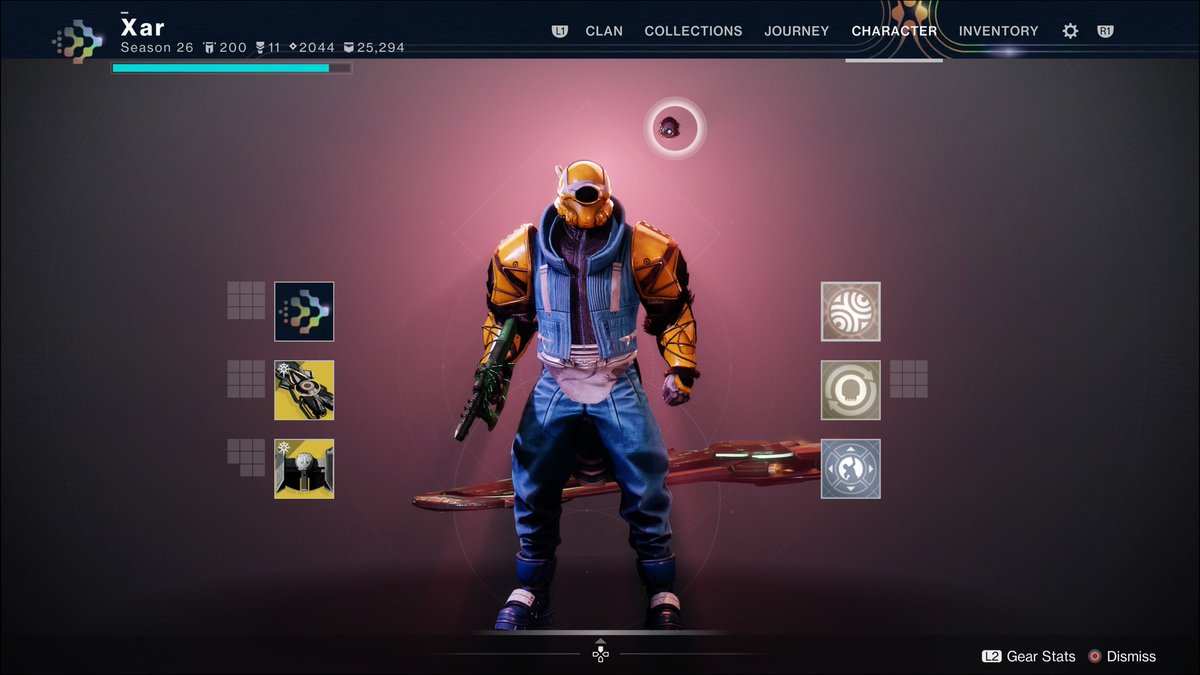 jbrassil's tweet photo. Shout out to my favorite Twitch creator @ImLocx for this beautiful @DestinyTheGame emblem as a cosplay contest reward https://t.co/G8AzV63cym