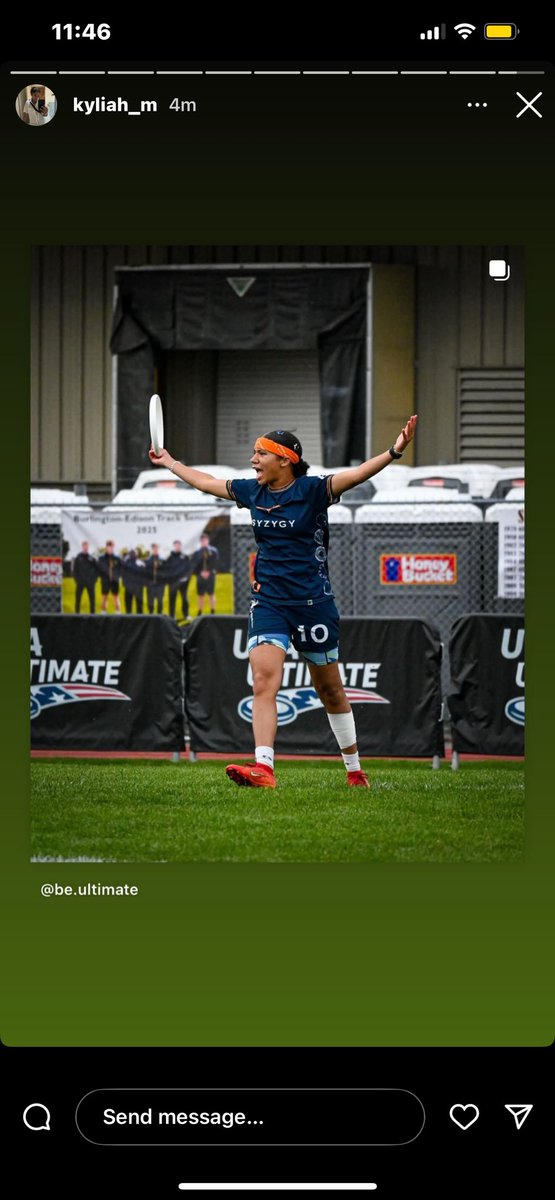 National championship for D1 Women’s Ultimate Frisbee on ESPNU at 230pm Mountain time. Wishing my daughter Kyliah and her teammates from Carlton University good luck against University of British Columbia