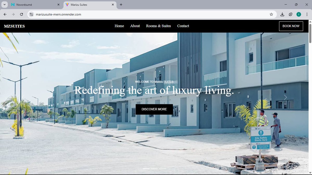 tobemarizu101's tweet image. 🚀 Just launched a Hotel Management System with MERN Stack
💳 Integrated Flutterwave for smooth, secure payments
Need a fast, clean website for your hotel or business?
📩 DM me — let’s build it
🔗 marizusuite-mern.onrender.com
#MERN #Flutterwave #WebDev #freelance #BusinessWebsite