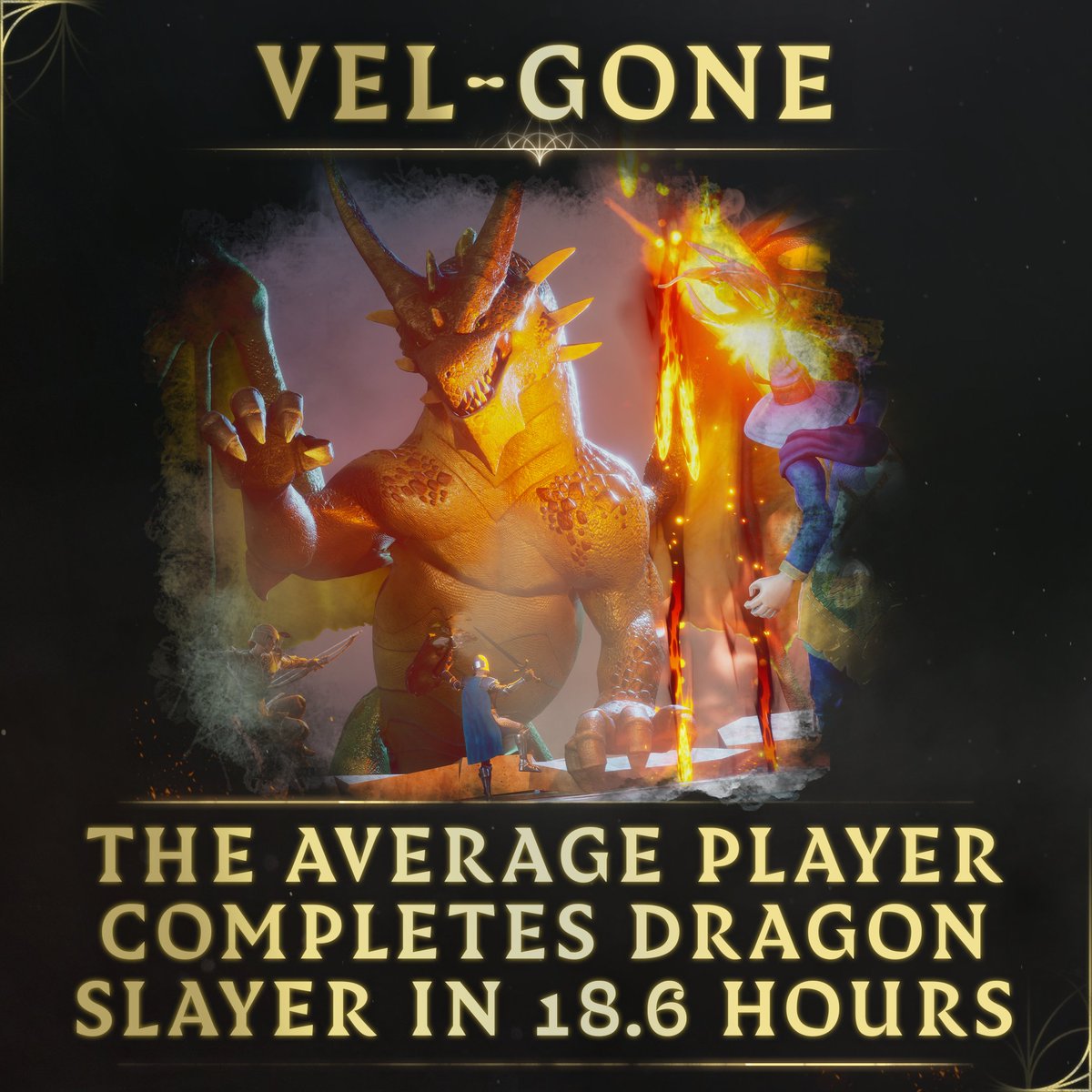 RSDragonwilds's tweet image. 18.6 hours is the average time it takes to complete Dragon Slayer!
Did you beat that — or double it? 👀🐲