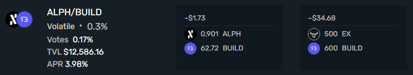 26th epoch for RalphBuilder on ElexiumFinance
With the addition this week of 600 $BUILD and 500 $EX bribes🔥

Don't hesitate to use your $EX to vote for RalphBuilder !👀

🗳The vote is here:
elexium.finance/vote

Public link to view the Bribes allocated each week: