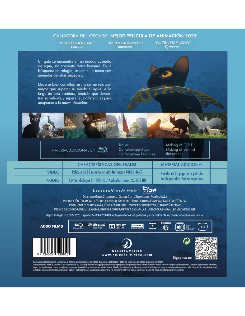 AnimacionFisico's tweet photo. @SelectaVision va a editar en junio la maravillosa FLOW 😍, sin embargo la información es confusa.

La imagen promocional indica inclusión de CD BSO pero la portada no

¿Podéis aclarar si al final vendrá BSO? 🙏🙏 @SelectaVision https://t.co/474jAh6u8C