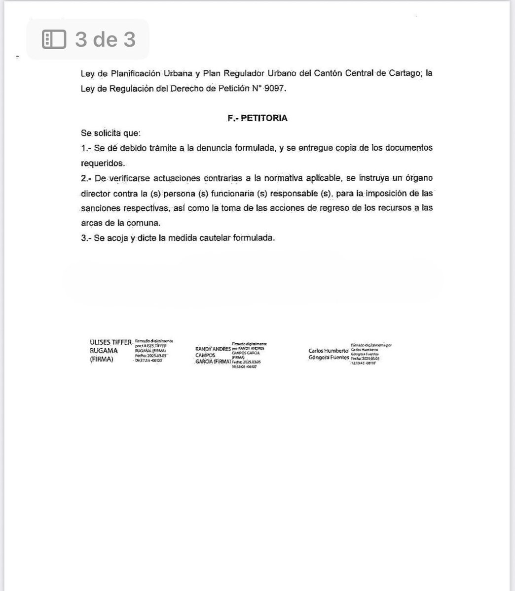 Exalcalde  y vecinos del mismo barrio de don Mario Redondo, lo emplazan  como alcalde reelecto y al Director de Urbanismo.  En el palacio municipal siguen apareciendo el padre sin cabeza, la segua, el cadejos, la llorona y … ¿Hora de exorcismo?