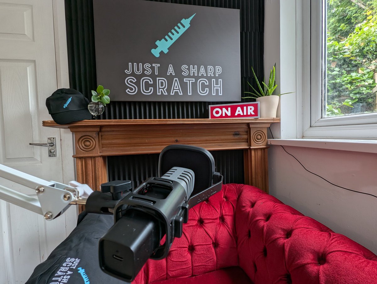 sh4rp_scratch's tweet photo. The Nursing Associate will see you now…
We’ve launched our podcast studio — and Just a Sharp Scratch is now on VIDEO!

From midwives to medics, we’re bringing real stories to screen.
Want to be a guest? Slide into our DMs.

#JustASharpScratch #NursingAssociate #VideoPodcast #NHSVoices #TheExtraDose