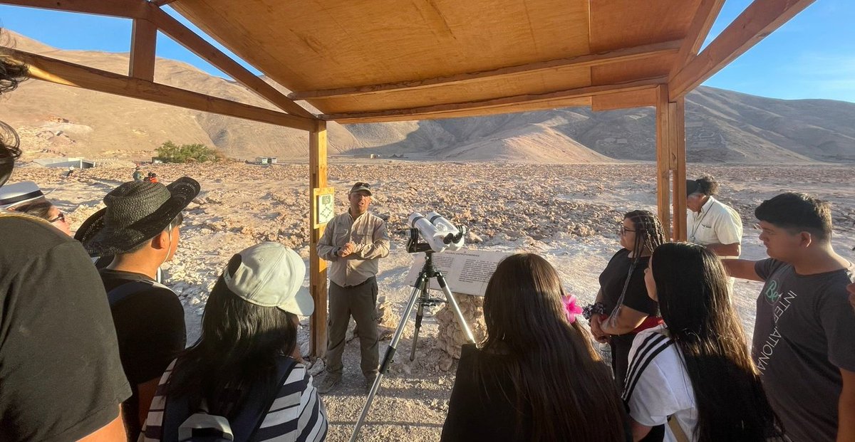 ¡Un mágico Día de los Patrimonios🤩 en los geoglifos de #Pintados!  

Estudiantes de #Huara exploraron, aprendieron y se maravillaron con nuestro rico patrimonio cultural y natural. Trekking, talleres, cine y observación astronómica, sin duda ¡una jornada hermosa✨🔭!

#Iquique