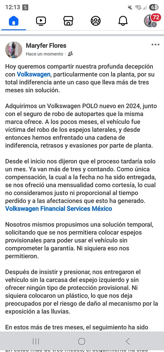 _mfolie's tweet photo. @VW @Volkswagen_MX @VWGroup DECEPCIONANTE lo que hemos tenido que vivir. No tengo los suficientes caracteres para platicar todo lo que hemos vivido, pongo imágenes. #VolkswagenMéxico #ServicioAlCliente #ExperienciaDeCliente #AtenciónPostventa #Compliance #PostventaAutomotriz https://t.co/PfPZNeu6hi