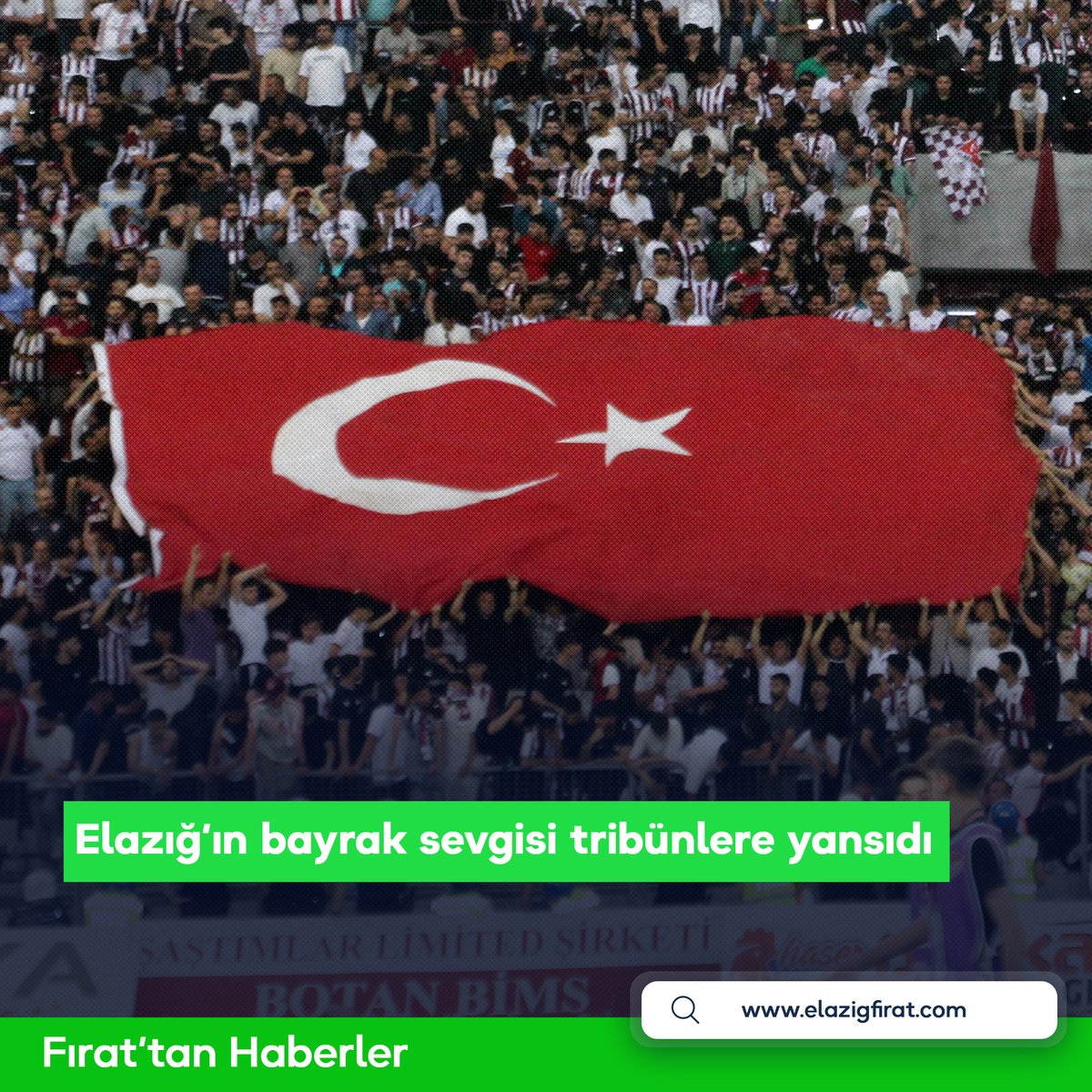 Elazığ’ın bayrak sevgisi tribünlere yansıdı
elazigfirat.com/haber/25099333…
#elazığ #elazığhaber #elazığspor