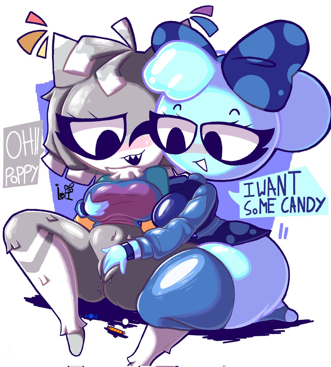 Colorful Yatta And Poppy (mis viejas w)