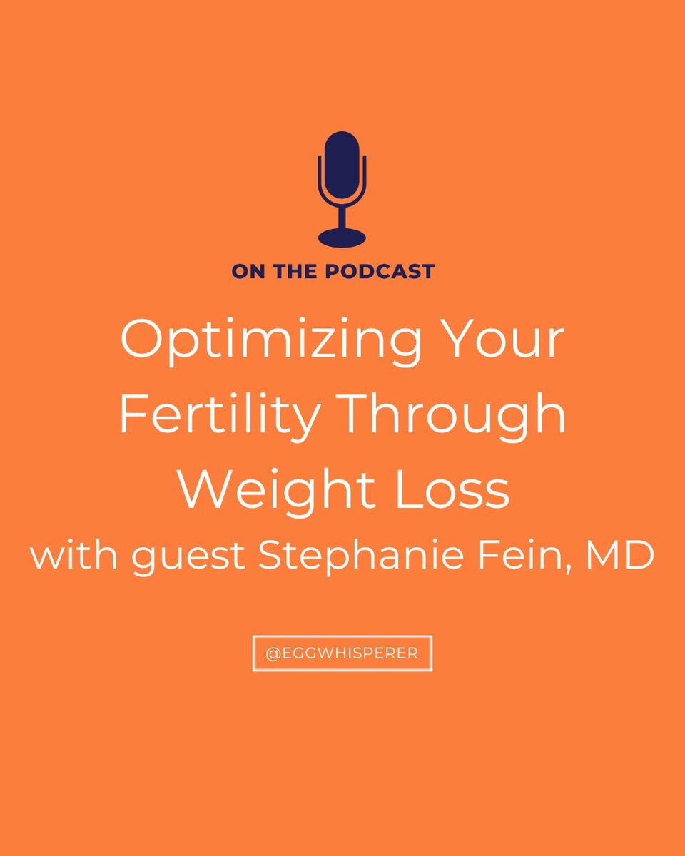 I am so excited to have Dr. Stephanie Fein joining me today on The Egg Whisperer Show podcast. We’re going to talk about a topic that can be quite sensitive. It’s about optimizing your fertility through weight loss. 

l8r.it/ZYRG

#ttc #infertility #eggwhisperershow