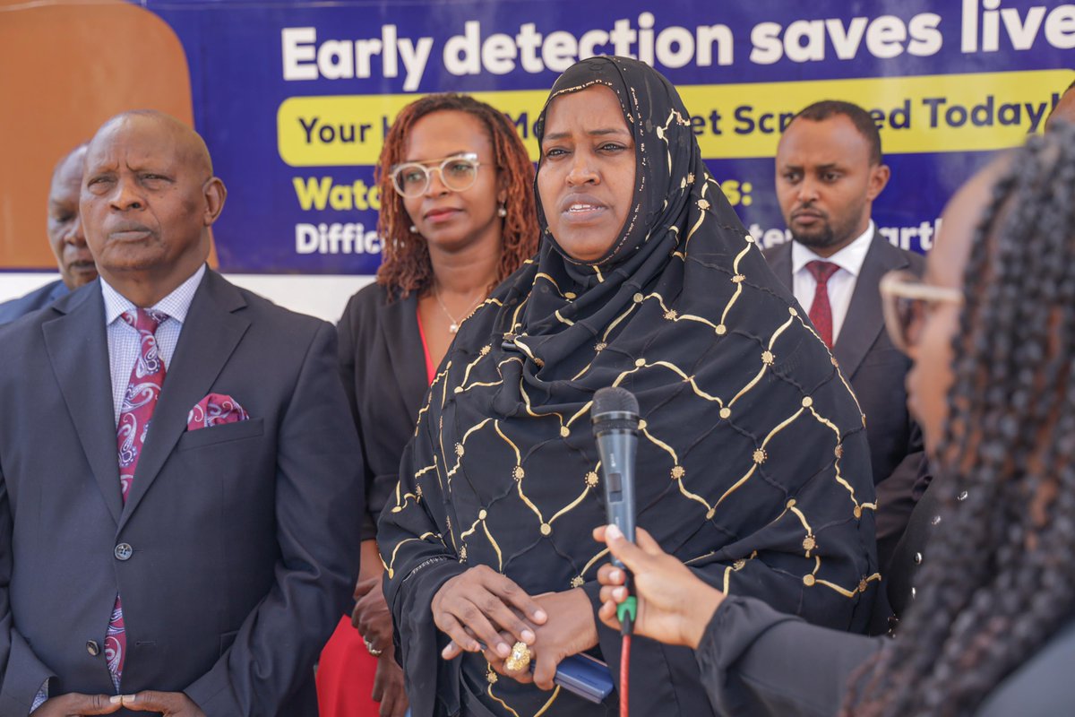 Kenyatta University Hospital (KUTRRH) (@kutrrh) on Twitter photo Earlier today <a href="/kutrrh/">Kenyatta University Hospital (KUTRRH)</a> Ag. CEO, Dr. <a href="/GuraZeinab/">Zeinab Gura</a> joined Nyeri County Governor, H.E Mwalimu Mutahi Kahiga, EGH in flagging off the mobile endoscopy truck to support screening services for oesophageal cancer in Nyeri County. The initiative is part of an ongoing research on improving Earlier today <a href="/kutrrh/">Kenyatta University Hospital (KUTRRH)</a> Ag. CEO, Dr. <a href="/GuraZeinab/">Zeinab Gura</a> joined Nyeri County Governor, H.E Mwalimu Mutahi Kahiga, EGH in flagging off the mobile endoscopy truck to support screening services for oesophageal cancer in Nyeri County. The initiative is part of an ongoing research on improving