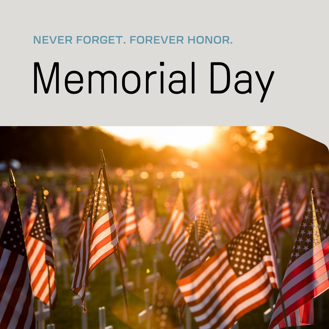 Today we pause to remember and honor those who gave their lives in sacrifice for our country.