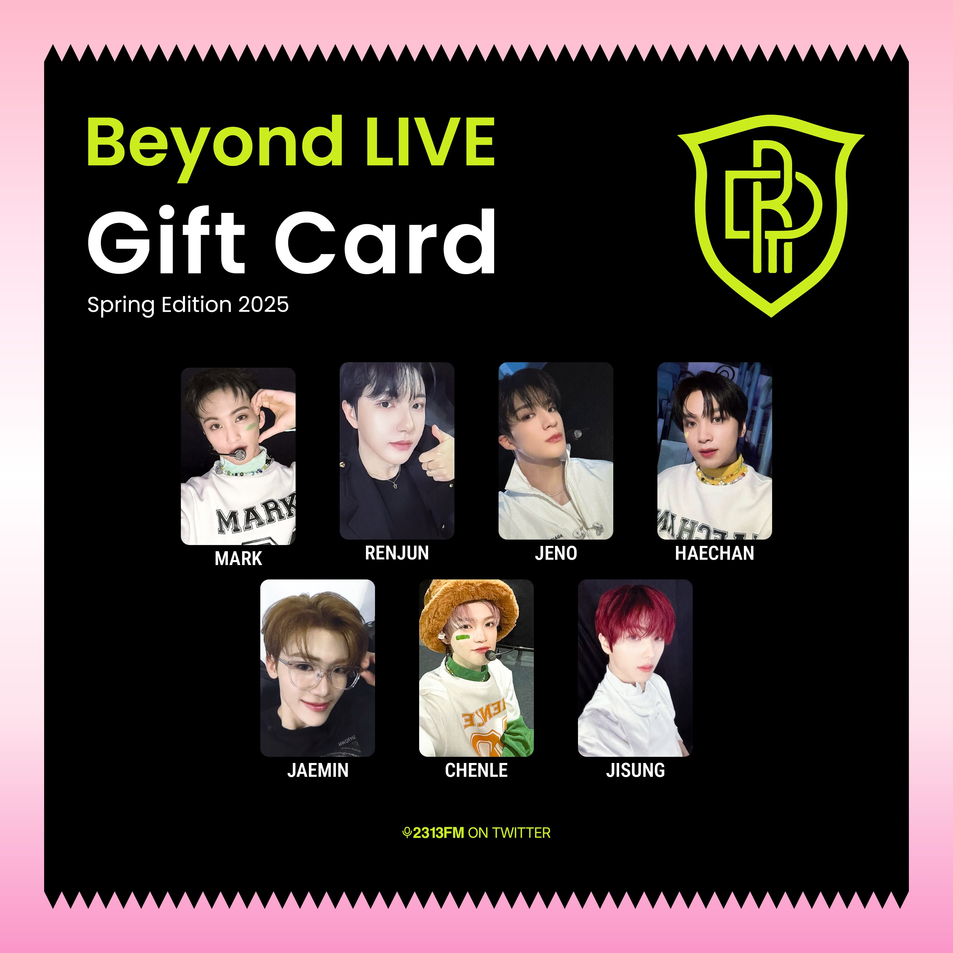 Beyond LIVE Gift Card」が5月27日よりファミリーマートにて発売