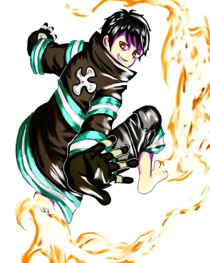 #redrawing 2020 - 2024
#animeart #animedrawing  #conceptdesign #artist #art #brush #ink #fantasy #commissionopen #artistforhire  #FireForce #shinrakusakabe