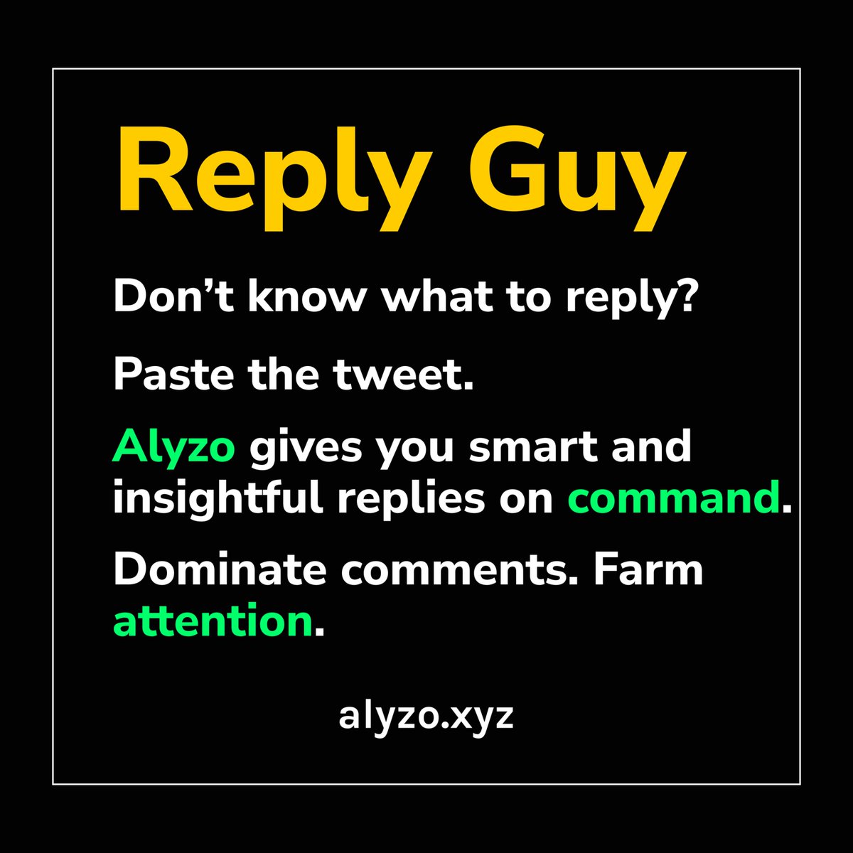 alyzoxyz's tweet photo. We have 7 modes on Alyzo currently and these are what they mean.

What’s your favorite mode to use? and what mode are you looking forward to? https://t.co/u8lcJ2nUnI