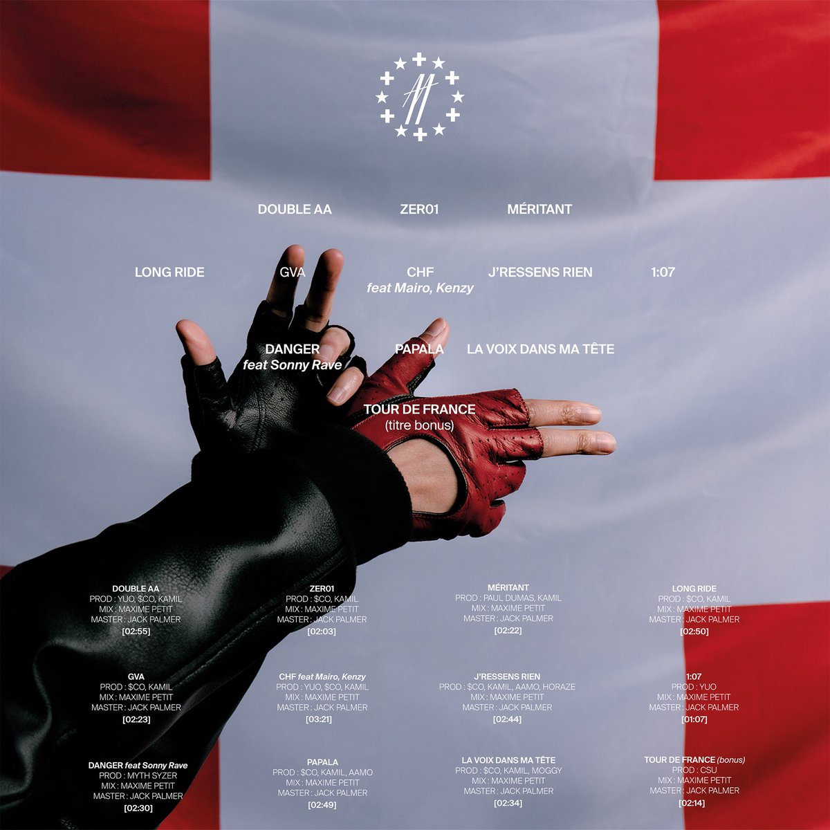 SIGNAATURE 13/06. 
11 TITRES
CELUI-CI EST POUR TOUS CEUX QUI VEULENT
REPRESENTER FIÈREMENT D'OÙ ILS VIENNENT ET QUI ILS SONT, SANS JAMAIS ATTENDRE AUCUNE VALIDATION NI FORCE EXTÉRIEUR.
MOI C'EST AAMO VOICI MA SIGNAATURE.
MERCI À MON EQUIPE, À MES FRÈRES QUI ONT RENDU ÇA POSSIBLE.