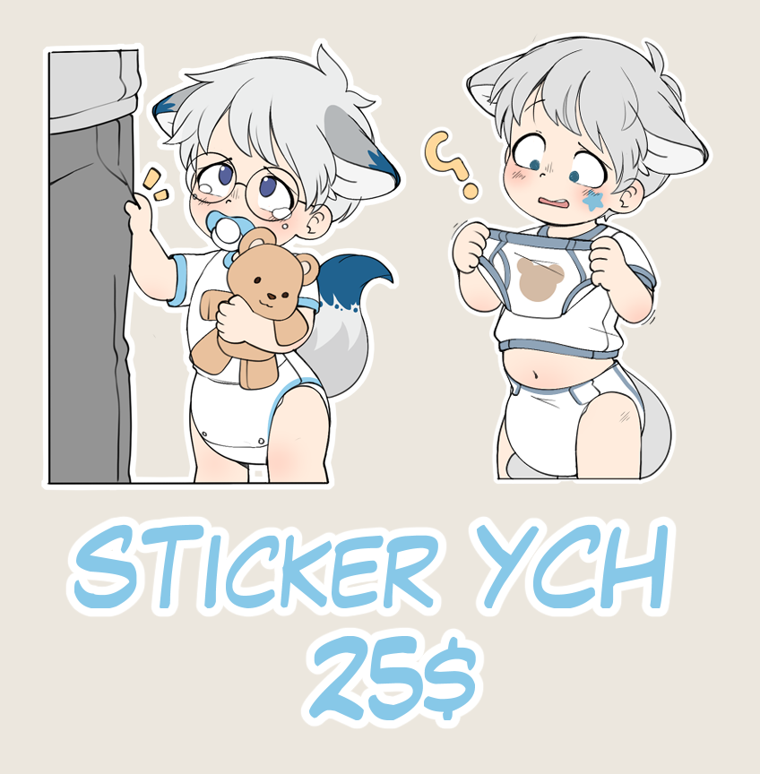 These stickers are also available owO! 🍼